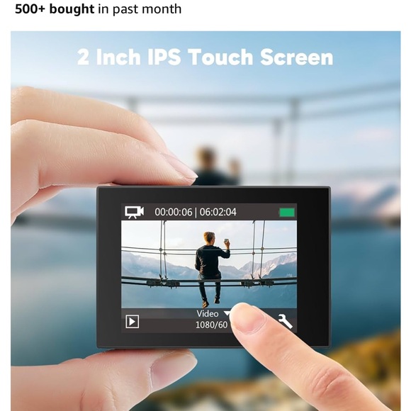 EK7000 Pro Action Camera - Black (opened box) but New - Picture 6 of 11